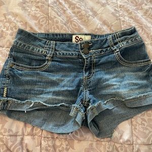 Juniors SO Denim Shorts Size 7